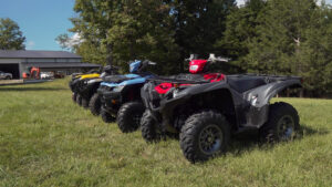 brakes Yamaha Grizzly 700 vs Suzuki KingQuad 750 vs Honda Rubicon 700